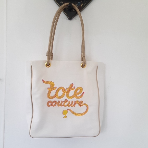 Barbie by Tookata People White with Gold Tote - Picture 1 of 15